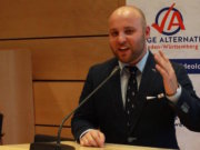 Markus Frohnmaier (25) aus Tübingen ist Bundesvorsitzender der AfD-Nachwuchsorganisation Junge Alternative und Sprecher der AfD-Bundesvorsitzenden Frauke Petry (Foto: Facebook/Frohnmaier)