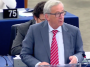 Jean-Claude Juncker fordert von Polen, Tschechien und Ungarn mehr Aufnahmebereitschaft für „Andersfarbige und Andersgläubige“. (Screenshot: YouTube)