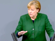 Laut der aktuellen Forsa-Umfrage zur Bundestagswahl könnte Angela Merkel nach der Bundestagswahl mit Schwarz-Grün weitermachen. (Screenshot: YouTube)